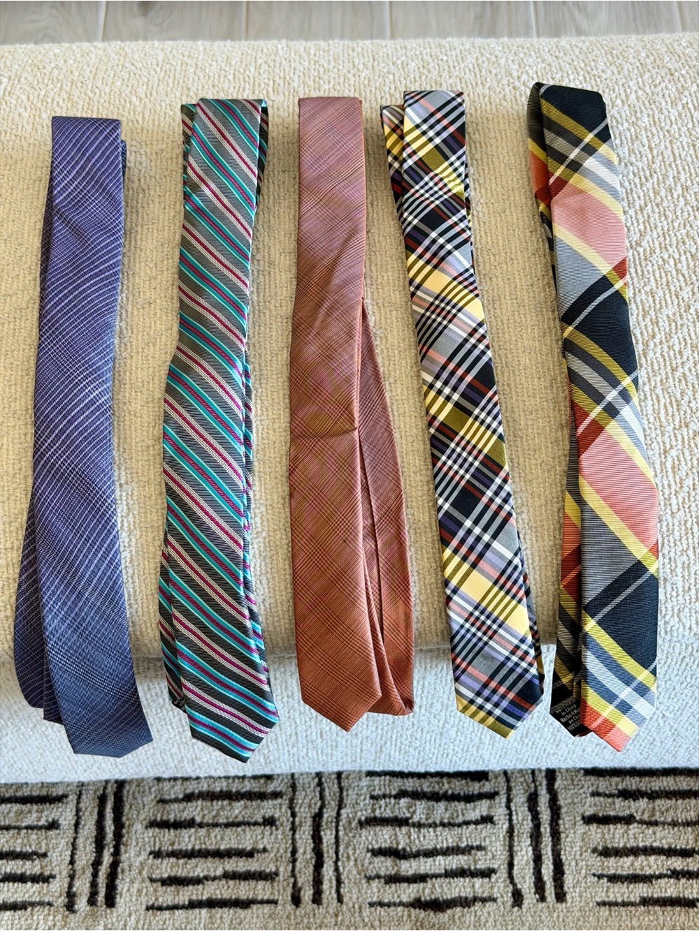 BEN SHERMAN
Men's Multi-Color Patterned Neckties
Set of Five